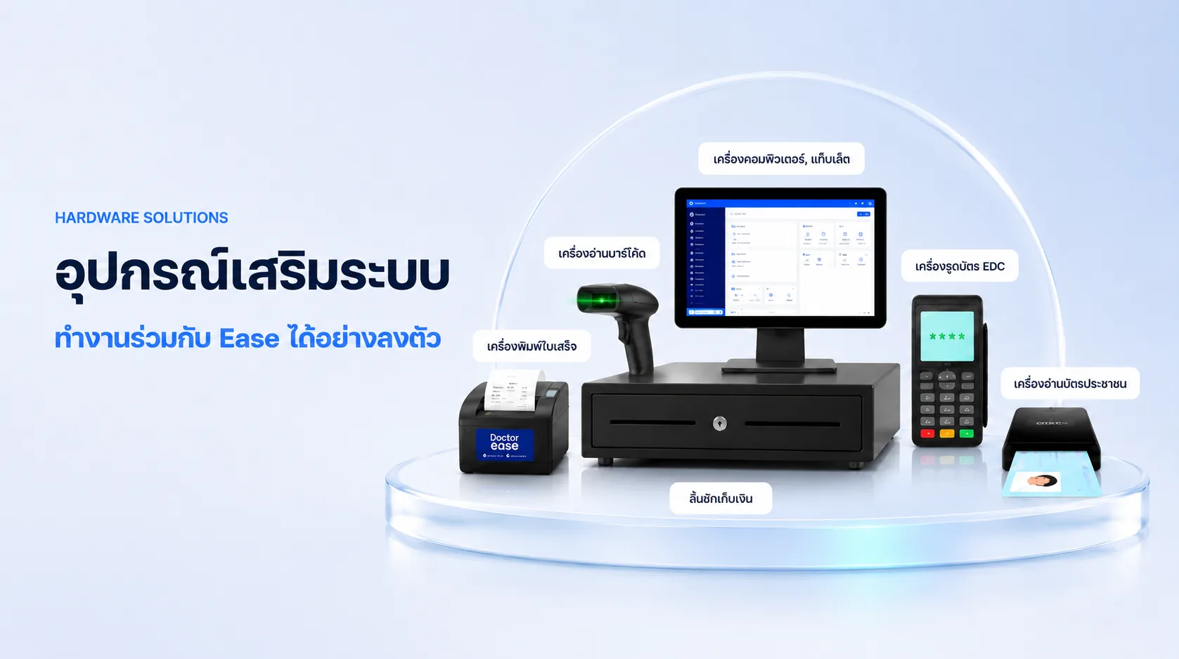 อุปกรณ์เสริมระบบ Ease POS