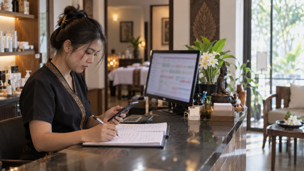 เจ้าของร้านบริการคำนวณจำนวนข้อความก่อนเลือกแพ็กเกจ LINE OA